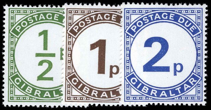 Gibraltar 1971 Postage Due unmounted mint.