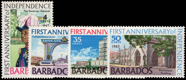 Barbados 1967 Independence Anniversary unmounted mint.