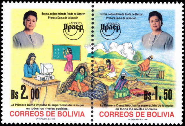 Bolivia 1998 America. Women unmounted mint.