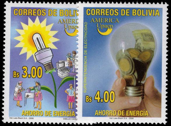 Bolivia 2006 Energy Conservation unmounted mint.