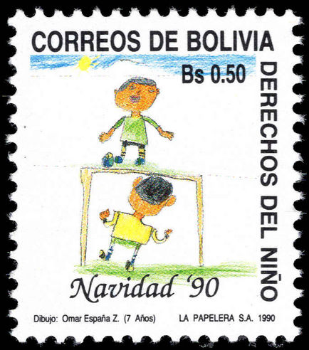 Bolivia 1990 Rights of the Child unmounted mint.