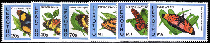Lesotho 1993 Butterflies unmounted mint.