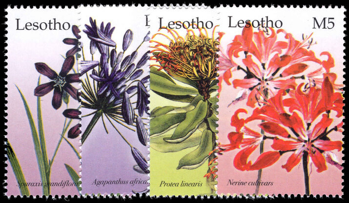 Lesotho 2004 African Flowers unmounted mint.