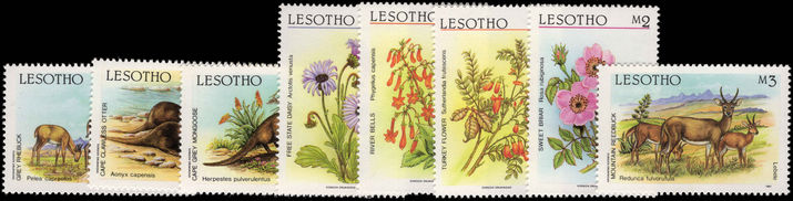 Lesotho 1987 Flora and Flora unmounted mint.