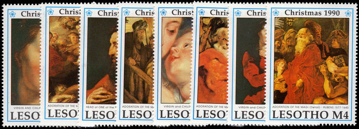 Lesotho 1990 Christmas unmounted mint.