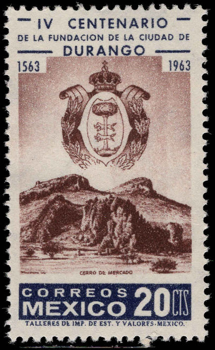Mexico 1963 Durango unmounted mint.