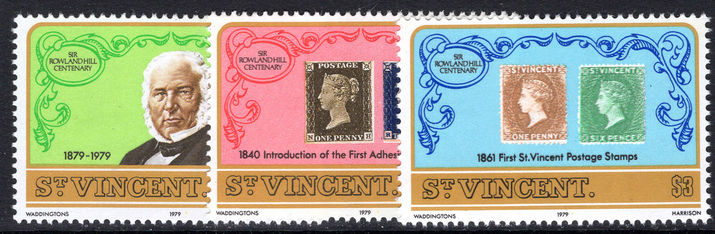 St Vincent 1979 Death Centenary of Sir Rowland Hill unmounted mint.
