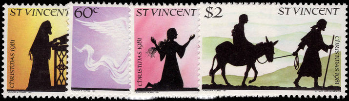 St Vincent 1981 Christmas unmounted mint.