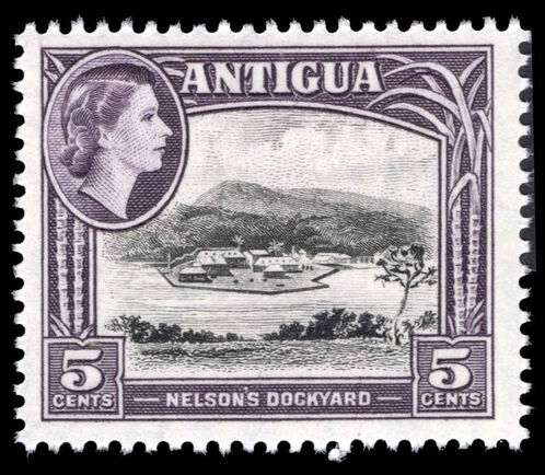 Antigua 1963-65 5c Nelsons Dockyard unmounted mint.