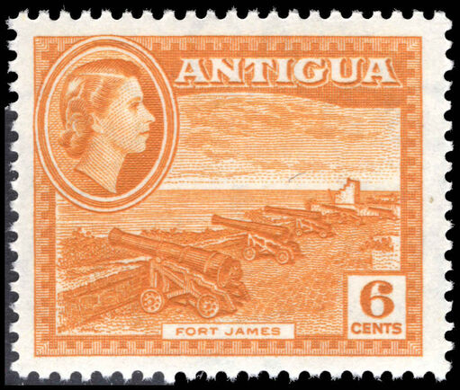 Antigua 1963-65 6c Fort James unmounted mint.
