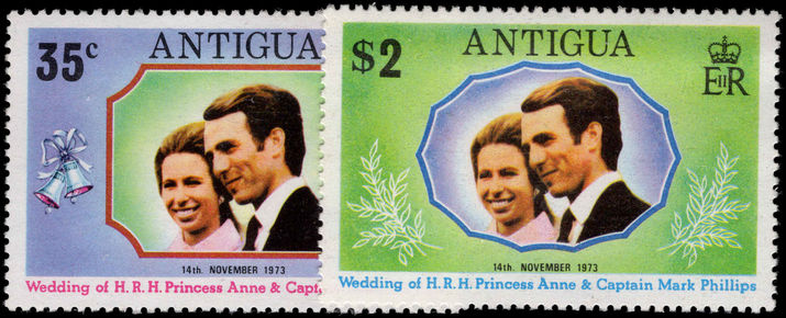 Antigua 1973 Royal Wedding unmounted mint.