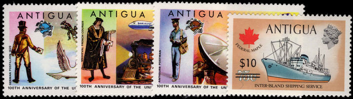 Antigua 1975 provisionals unmounted mint.