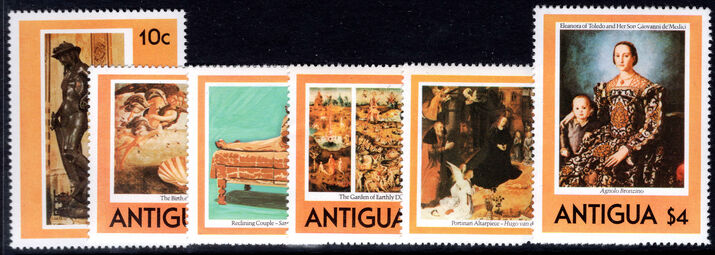 Antigua 1980 Famous Works of Art unmounted mint.