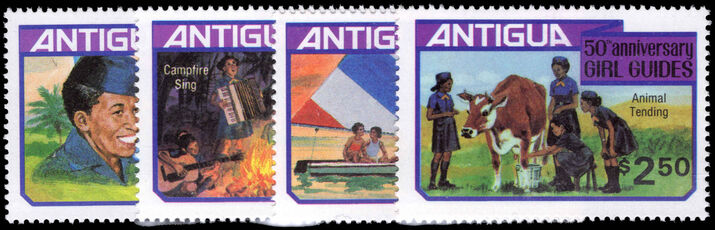 Antigua 1981 50th Anniversary of Antigua Girl Guide Movement unmounted mint.