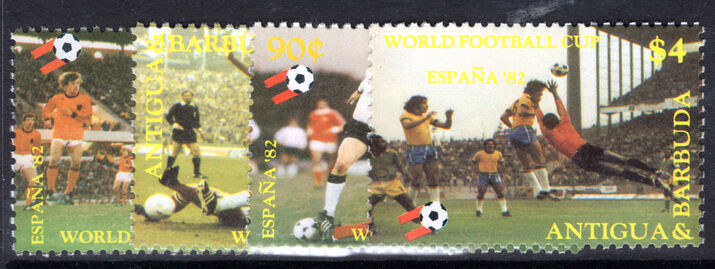 Antigua 1982 World Cup Football Championship unmounted mint.