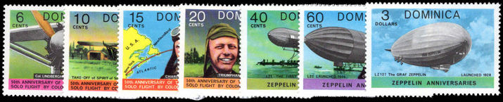 Dominica 1978 Aviation Anniversaries unmounted mint.