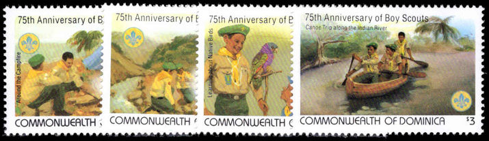 Dominica 1982 Boy Scouts unmounted mint.