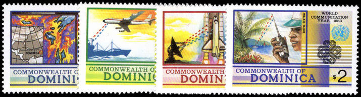 Dominica 1983 World Telecommunications Year unmounted mint.