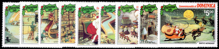 Dominica 1981 Santas Workshop unmounted mint.