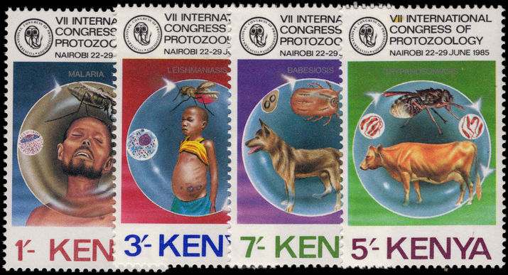 Kenya 1985 Protozoology unmounted mint.