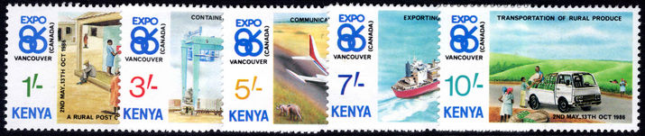 Kenya 1986 Expo 86 unmounted mint.