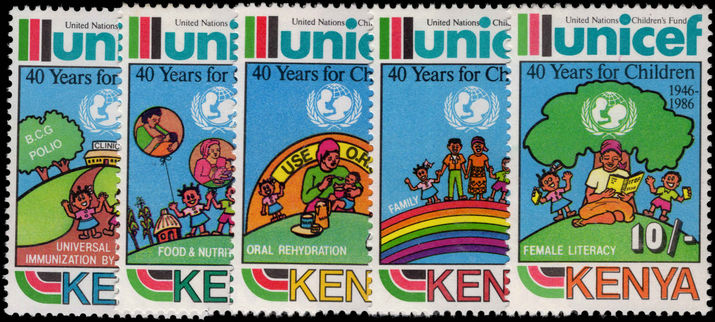 Kenya 1987 UNICEF unmounted mint.
