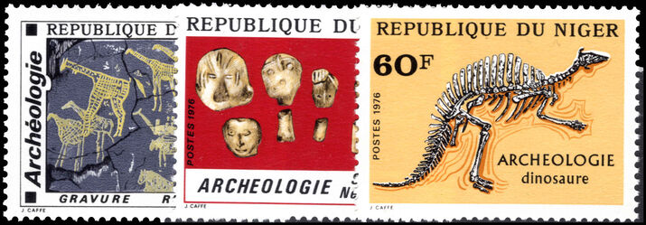 Niger 1976 Archaeology unmounted mint.