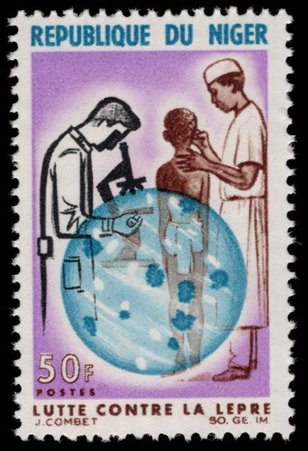 Niger 1964 Anti-Leprosy Campaign unmounted mint.