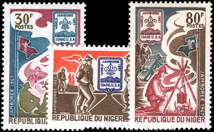 Niger 1967 World Scout Jamboree unmounted mint.