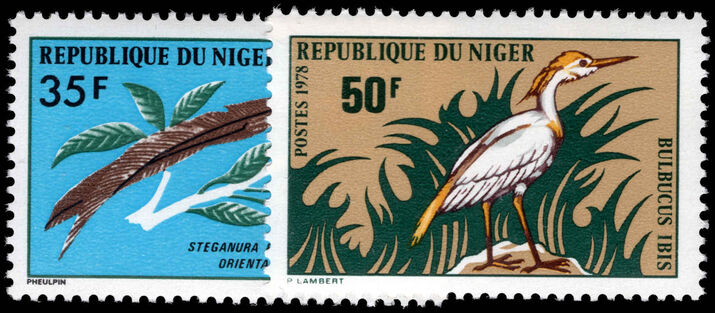 Niger 1978 Birds unmounted mint.