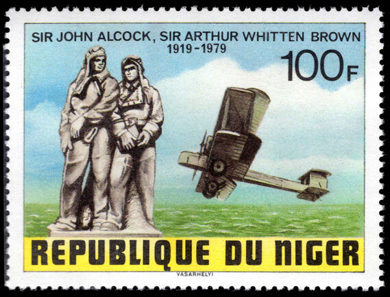 Niger 1979 60th Anniversary of First Transatlantic Flight unmounted mint.