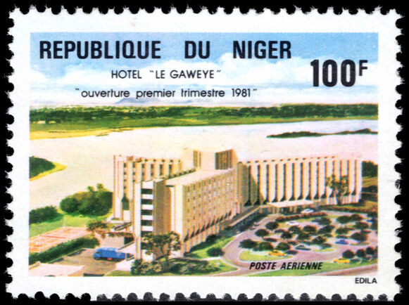 Niger 1980 Le Gaweye Hotel unmounted mint.