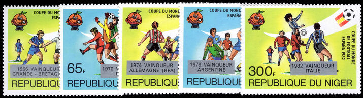 Niger 1982 World Cup Football Championship Winners unmounted mint.
