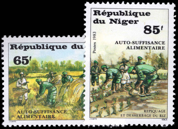 Niger 1983 Self-sufficiency in Food unmounted mint.