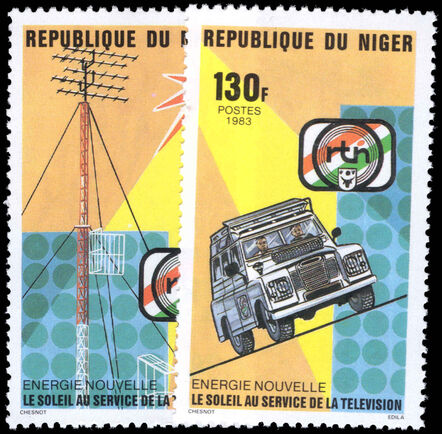 Niger 1983 Solar Energy in the Service of Television unmounted mint.