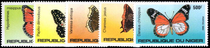 Niger 1983 Butterflies unmounted mint.