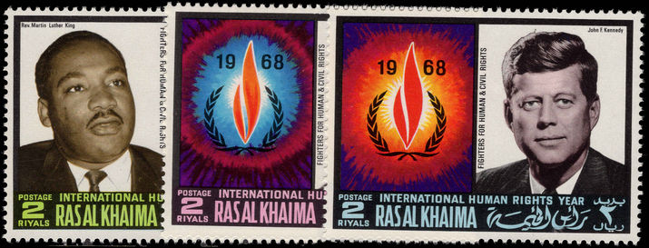 Ras Al Khaima 1968 Human Rights unmounted mint.