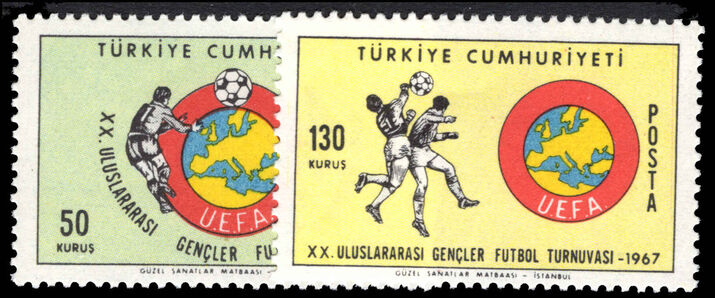 Turkey 1967 Junior Football unmounted mint.