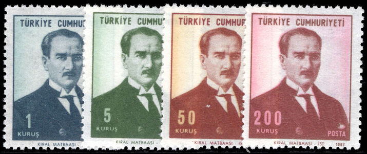 Turkey 1968 Kemal Ataturk unmounted mint.