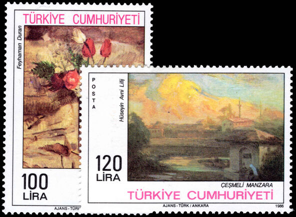 Turkey 1986 Artists Birth Centenaries unmounted mint.