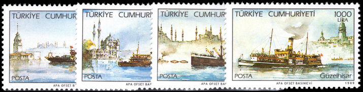 Turkey 1989 Steamers unmounted mint.