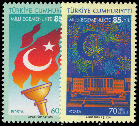 Turkey 2005 National Sovereignty unmounted mint.
