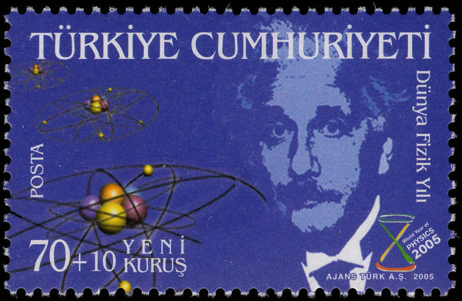 Turkey 2005 International Year of Physics unmounted mint.