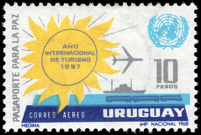 Uruguay 1968 Tourism Year unmounted mint.