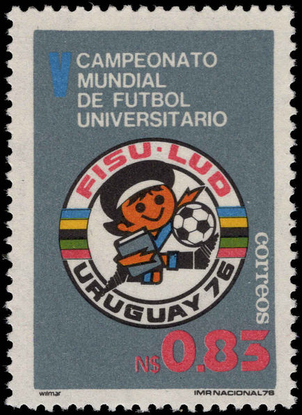 Uruguay 1976 Universities Football Championships unmounted mint.