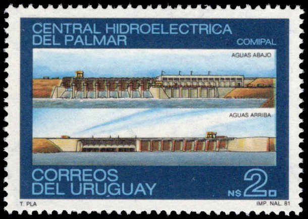 Uruguay 1981 Palmar Central Hydro-Electric Project unmounted mint.