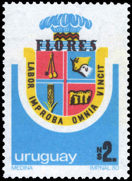 Uruguay 1982 Department of Flores unmounted mint.
