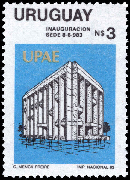 Uruguay 1983 Inauguration of Postal Union of the Americas and Spain H.Q. unmounted mint.