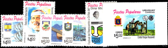 Uruguay 1997 Festivals unmounted mint.