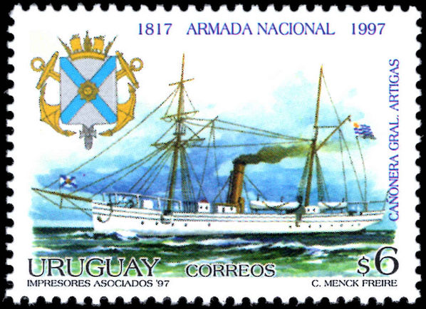 Uruguay 1997 Navy unmounted mint.